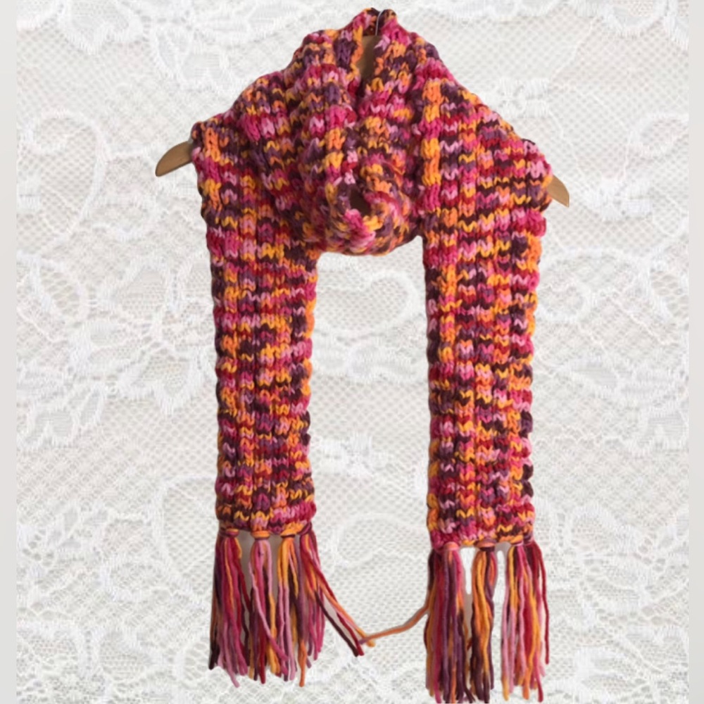 Colorful Soft Knit Scarf